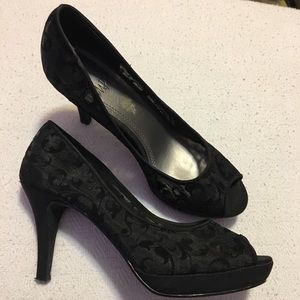 Black Lace Shoes